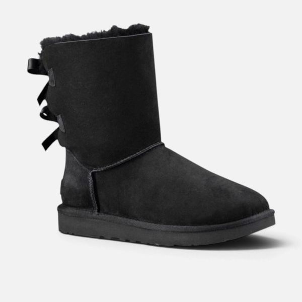 UGG Classic Short Bailey Bow II Black 36 розмір взуття H-0050136 фото