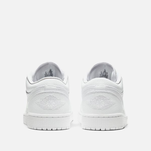 Jordan 1 Low Triple White Tumbled Leather 36 розмір взуття H-0009504 фото