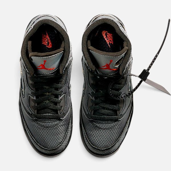 Jordan 5 Retro Off-White Black 36 розмір взуття H-0009612 фото