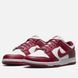 Nike Dunk Low Team Red Bordeaux 36 розмір взуття H-0006780 фото 2