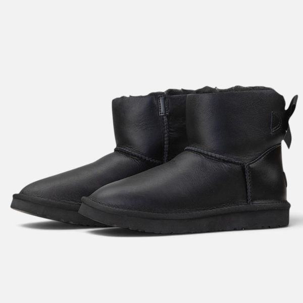 UGG Classic Mini Black Lather 36 розмір взуття H-0052164 фото