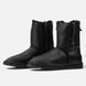 UGG Classic Short Zip Leather Black 36 розмір взуття H-0052572 фото 2